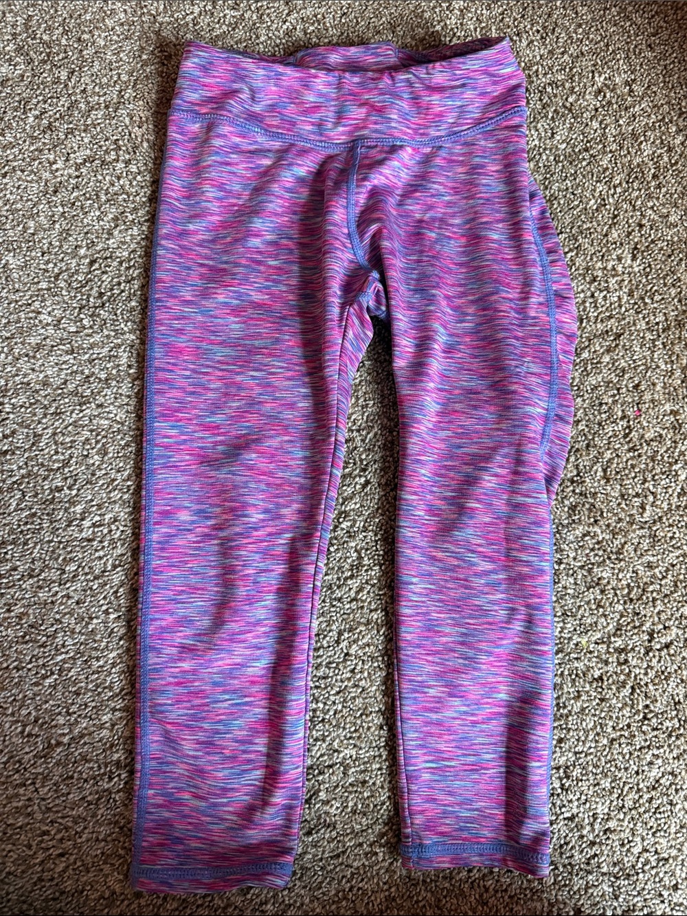 Girls pink capris